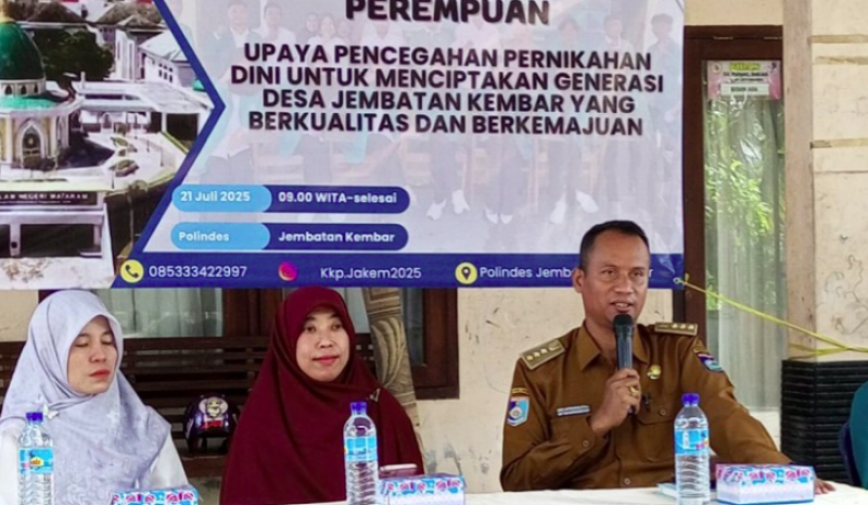 Sosialisai ramah perempuan yang dilakukan oleh Mahasiswa KKP UIN Mataram 21, Juli 2025
